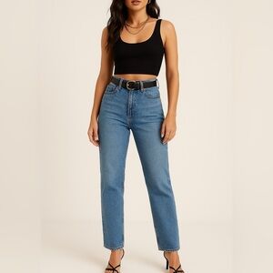Zara high rise button fly mom jean ❤️